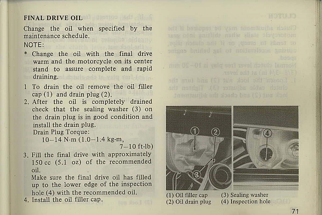 1983 Interstate Owners Manual Page 71