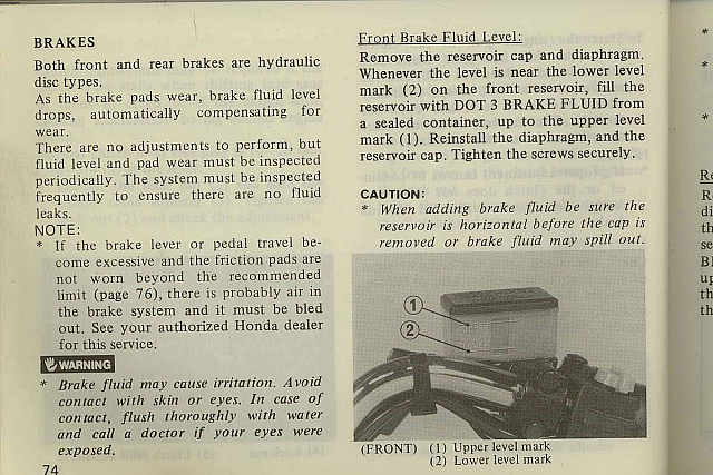 1983 Interstate Owners Manual Page 74