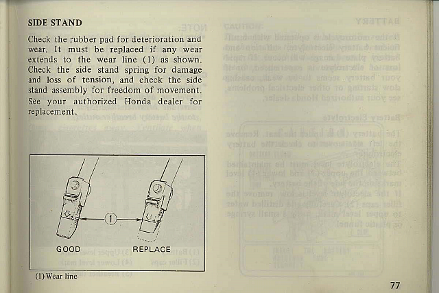 1983 Interstate Owners Manual Page 77
