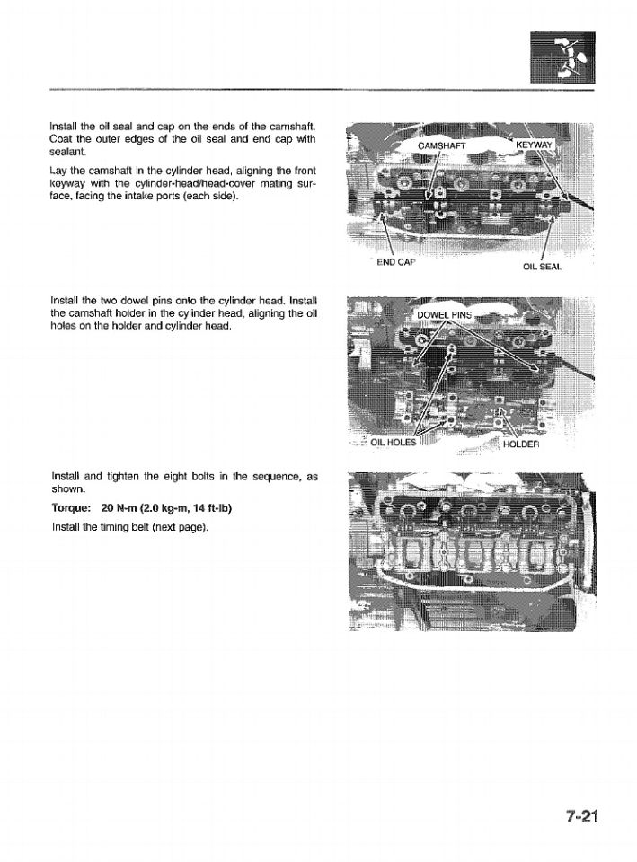Honda GL1500 1994 Service Manual Page 7-21